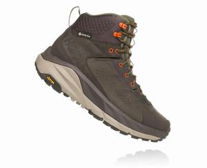 Hoka One One Men's Kaha GORE-TEX Hiking Boots Brown Best Price [UBATQ-9182]